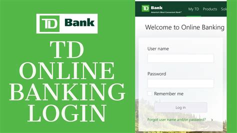 TD Login. . Td online banking login